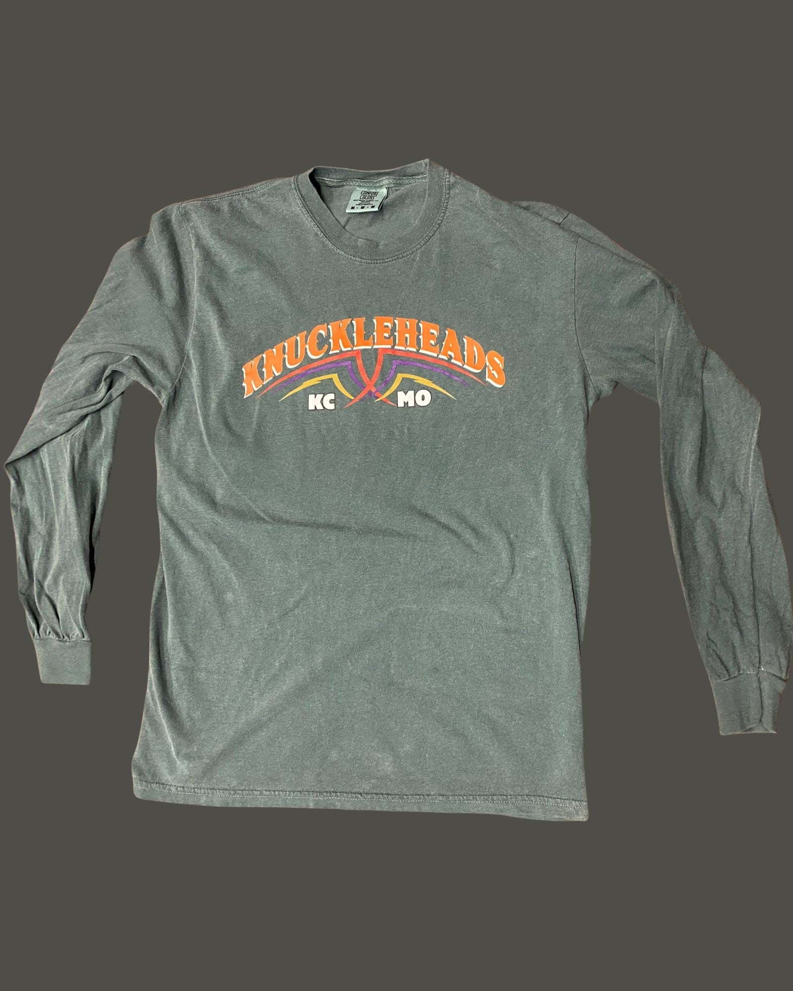 Pinstripe Green Long Sleeve (Mens)