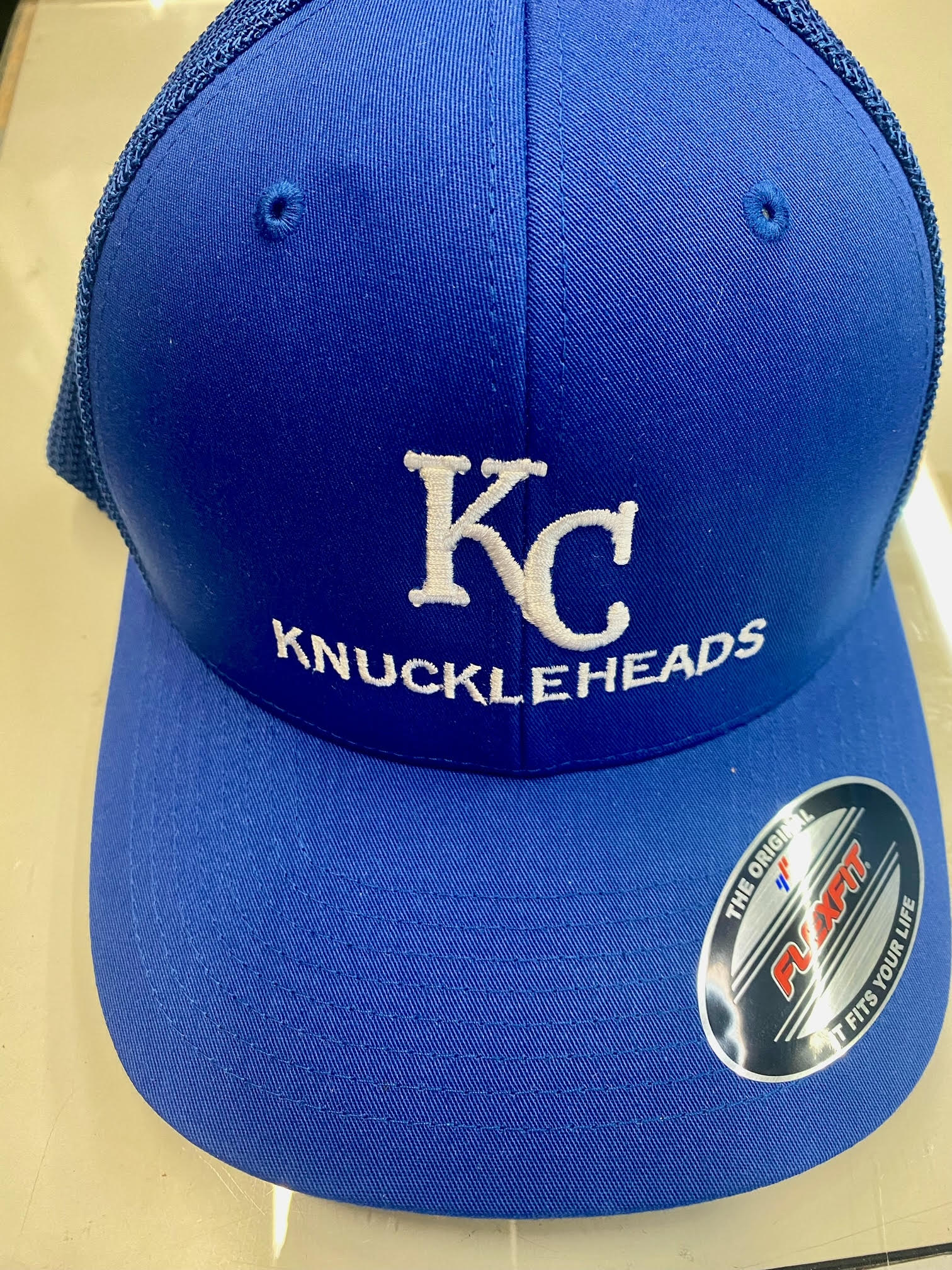 Hat KC Blue Trucker Flex Fit(mesh back)