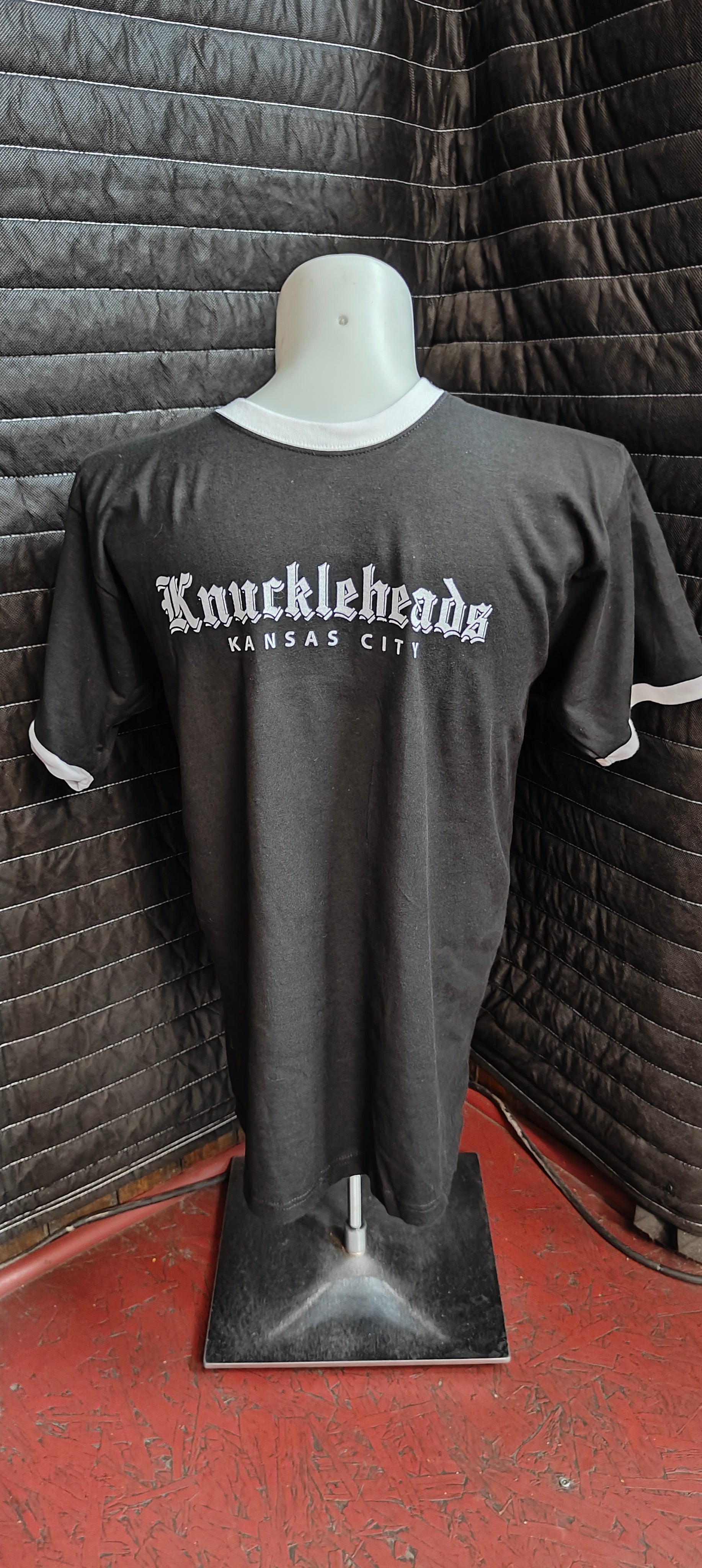 Gothic Black Ringer Tee (M)